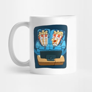 TV and Popcorn Mug